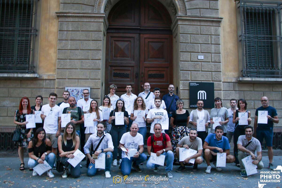 I vincitori assoluti e quelli tematici in posa a Palazzo Magnani