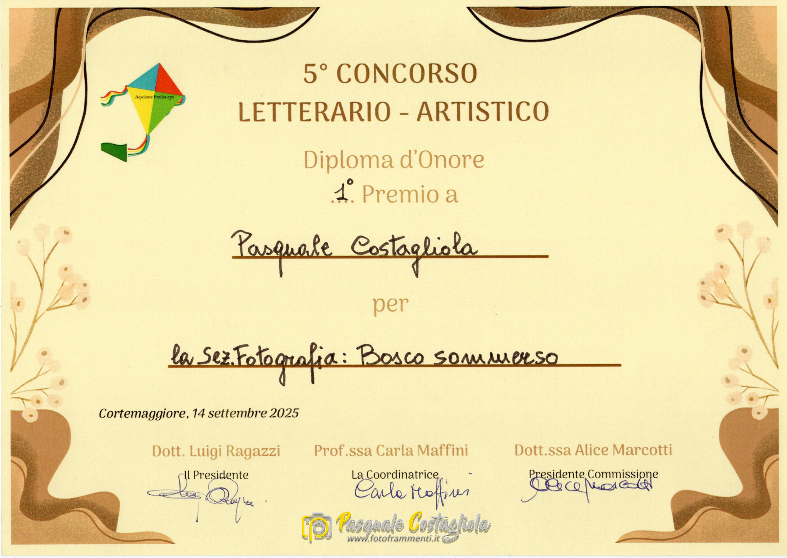 Diploma d'onore